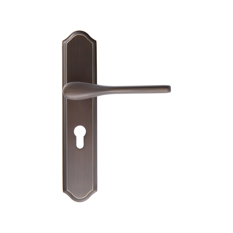 96-206 Modern Minimalist Gold Interior Door Lock One-Piece Lock