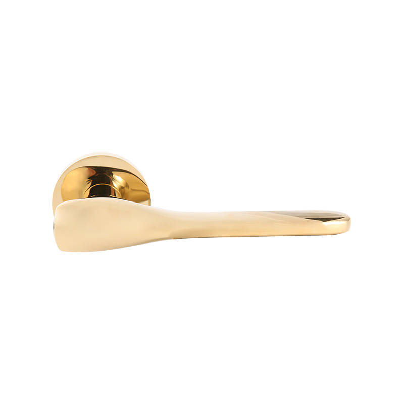 1732 Francouzská světla luxusní PVD Bright Gold Split Dveře zámek