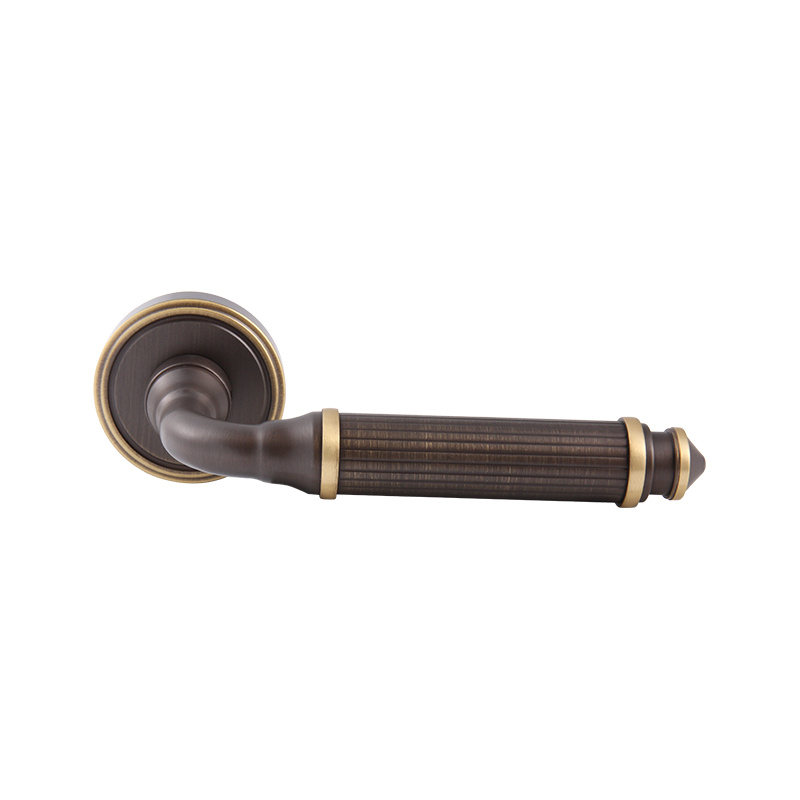 101-315 Retro Pure Copper French Gold Gold Indoor Split Handle