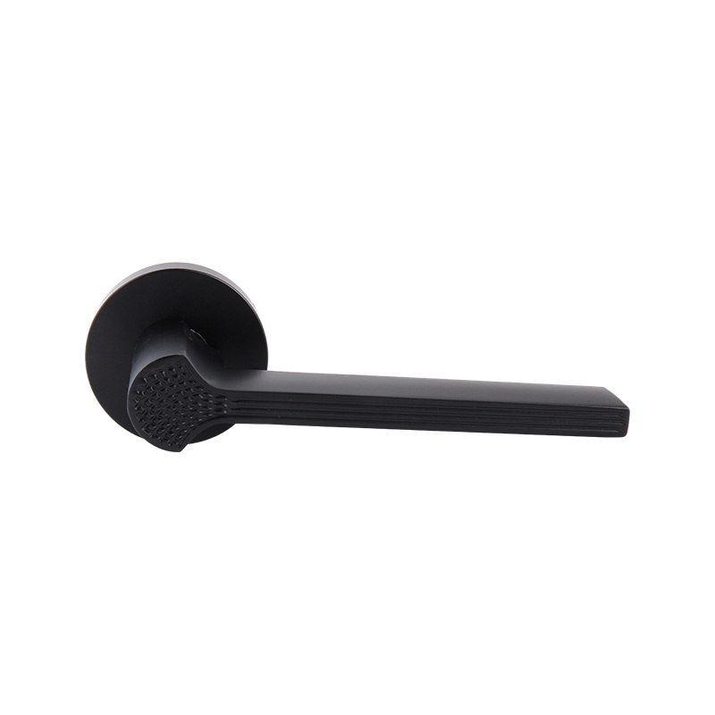 21-209 Francouzská světla luxusní místnost dřevěná zámek dveří Silent Door Handle
